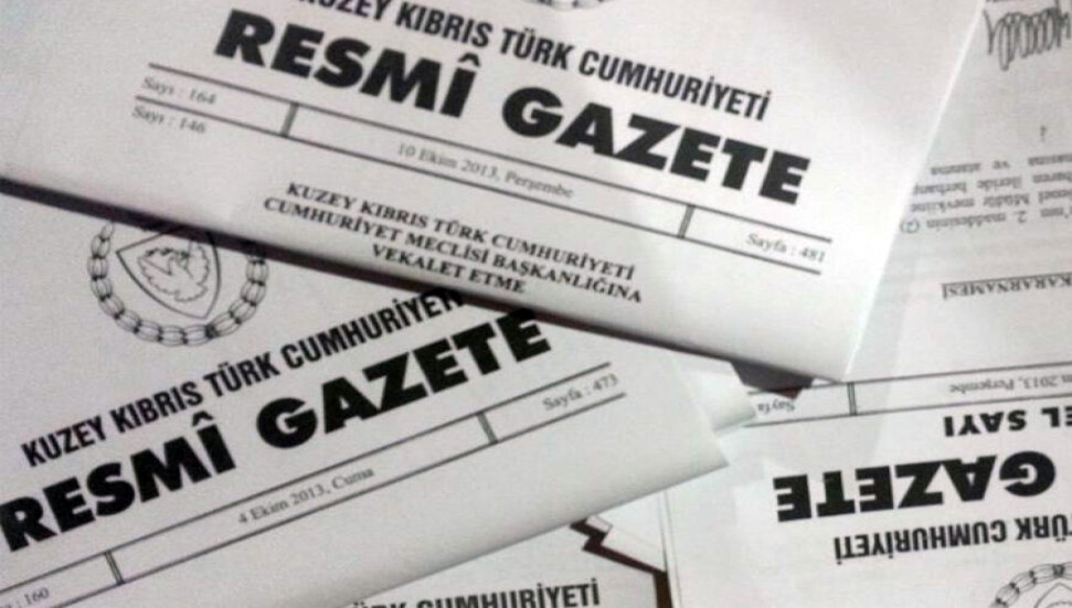 Sekiz yasa gücünde kararname Resmi Gazete’de yayımlandı