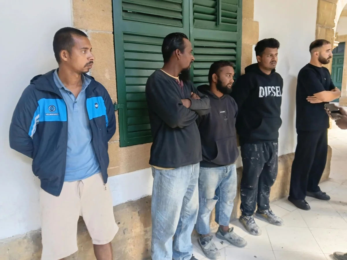 Gönyeli’de İzinsiz İkamet Eden 5 Kişi Tutuklandı